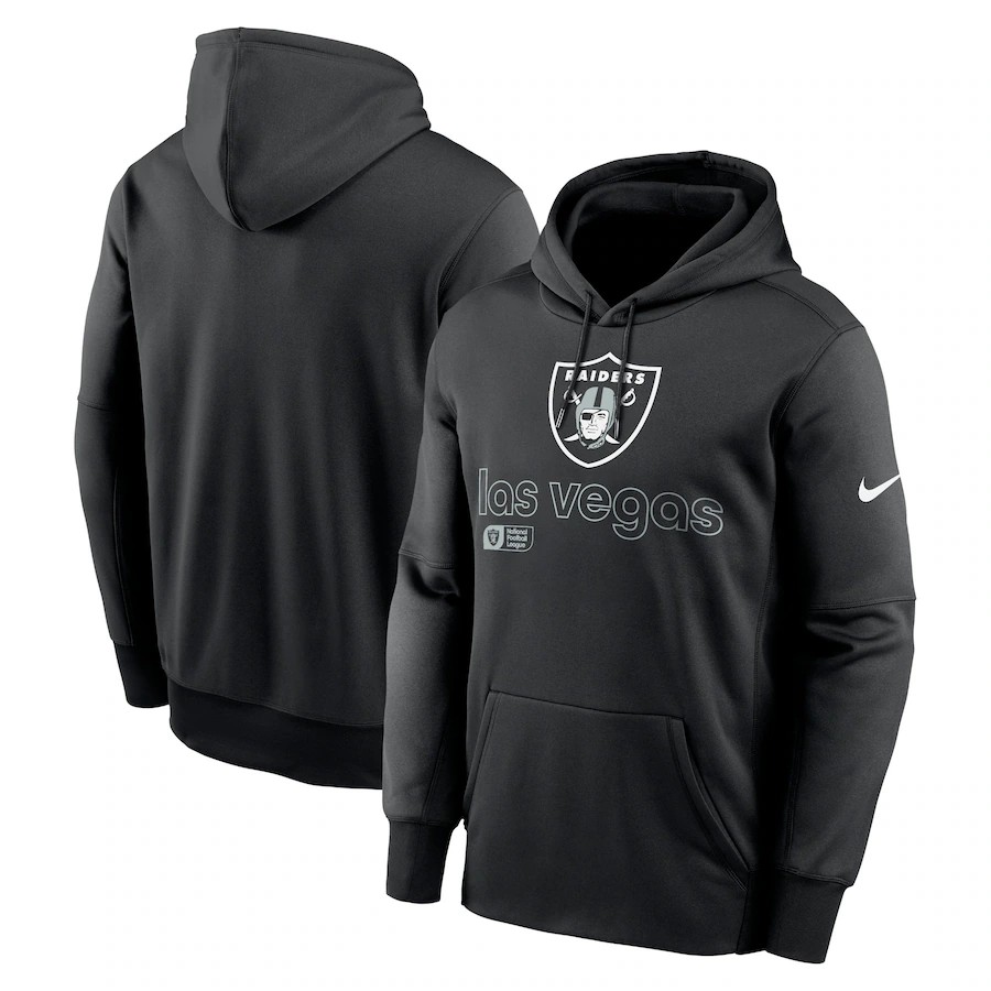 Men Oakland Raiders black 98 NFL 2024 hoodie